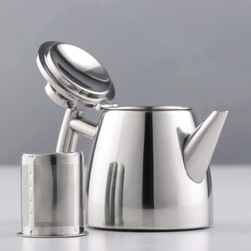 Wilmax Double-Wall 600ml Steel Teapot