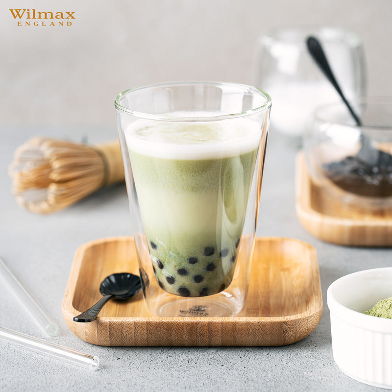 Wilmax Thermo 100ml Double-Wall Glass Tumbler