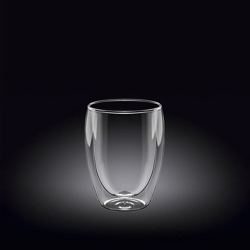 Wilmax 150ml Double-Wall Glass Tumbler