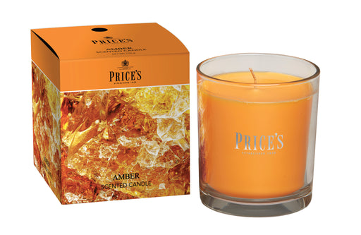 Price's Boxed Candle Jar - Amber