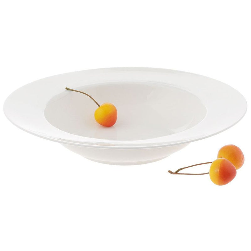 Wilmax Stella 25.5cm Deep Plate - White