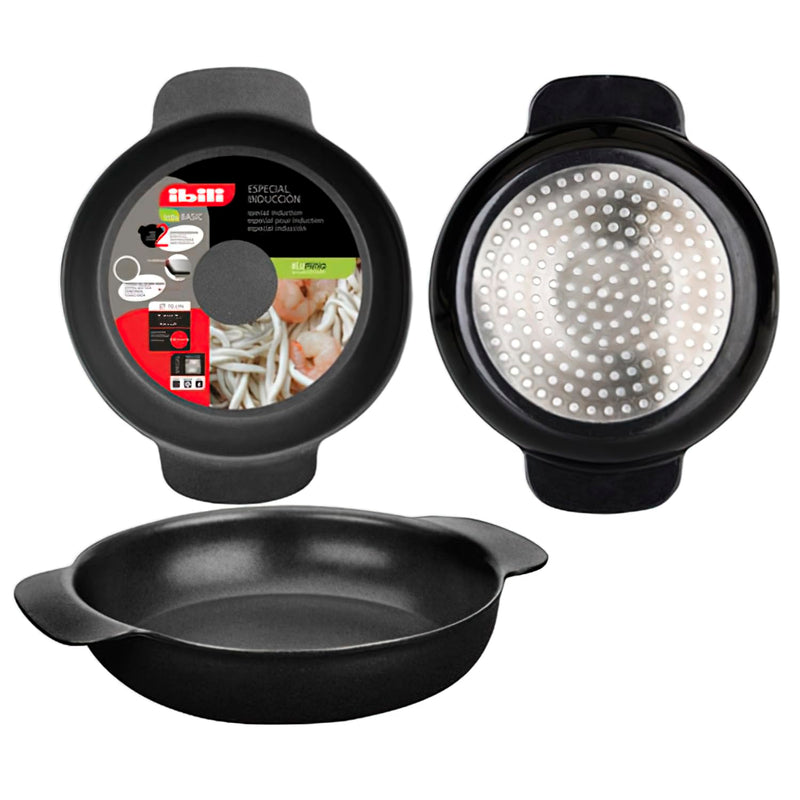 Ibili Indubasic 20cm Round Dish - Black