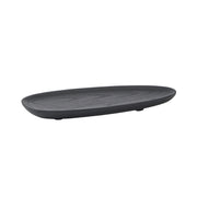 Aquanova Cole 2x30x13cm Oval Tray - Black