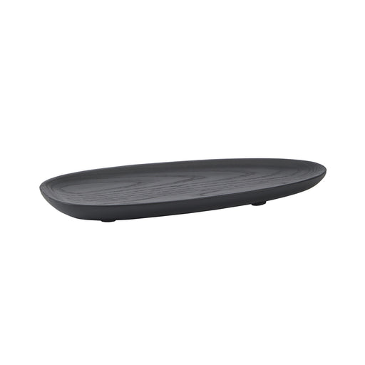 Aquanova Cole 2x30x13cm Oval Tray - Black