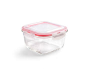 Ibili 1000ml Glass Food Container - Red