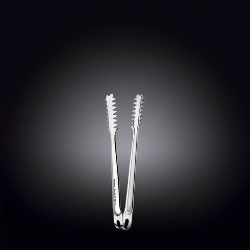 Wilmax 15cm Steel Ice Tongs - Silver Toned
