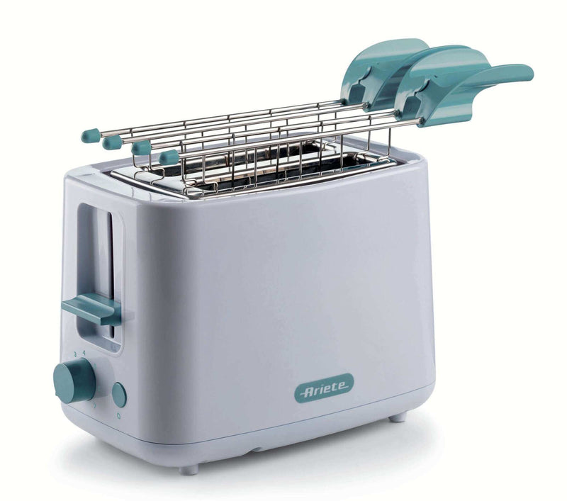 Ariete New Breakfast 157 2-Slot Toaster with Pliers - White