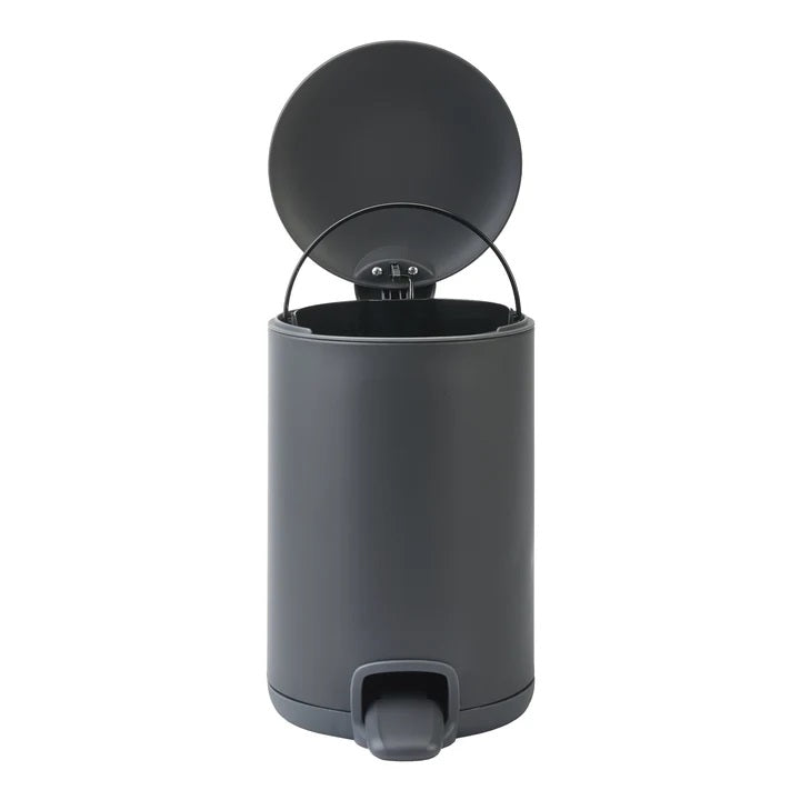 Aquanova Kaz 3L Waste Bin - Dark Gray