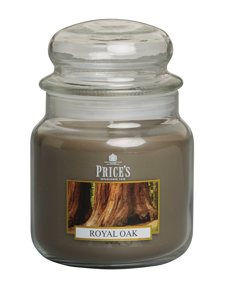 Price's Medium Scented Candle Jar with Lid - Royal Oak