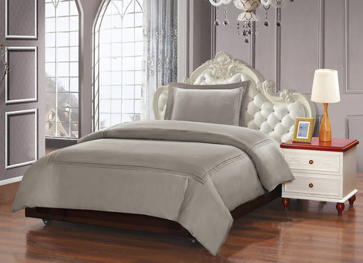 ARMN 3-Piece Naturesoft Single Duvet Cover Set - Gray