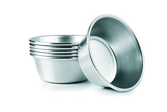 Ibili 6-Piece Aluminum 7cm Mold Set - Silver
