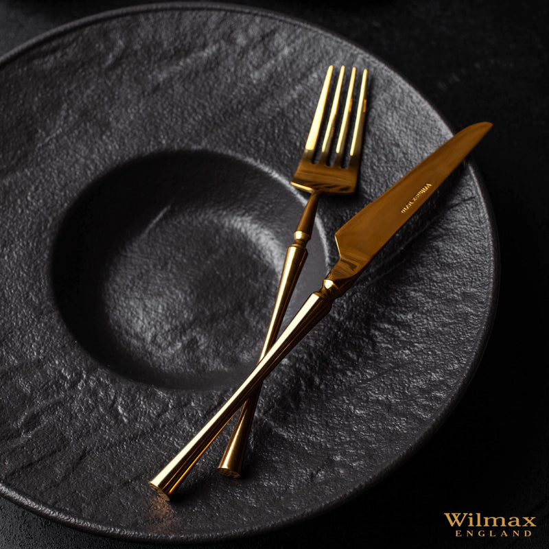 Wilmax SlateStone 27cm Deep Plate - Black
