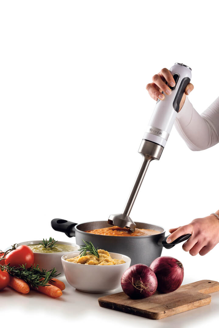 Ariete Moderna 602 7-in-1 Multifunction Hand Blender Set - White