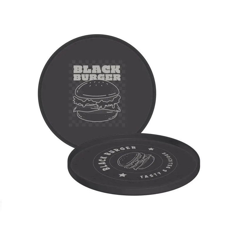 Tramontina 20cm Burger Plate - Dark Gray