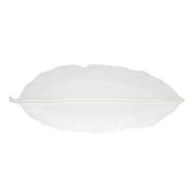 Easy Life Madagascar 47x19cm Tropical Leaf Serving Platter in Box - White