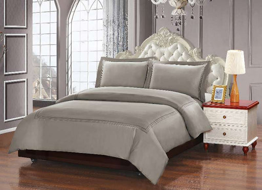 ARMN 4-Piece Naturesoft Kingsize Duvet Cover Set - Gray