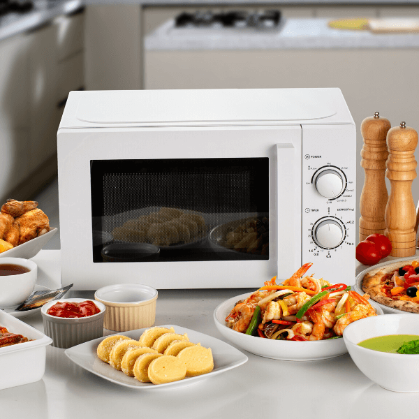 Ariete 952 20L Microwave Oven with Mechanical Grill - White