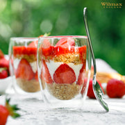 Wilmax 150ml Double-Wall Glass Tumbler