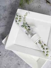Wilmax Stella 25cm Square Dinner Plate - White