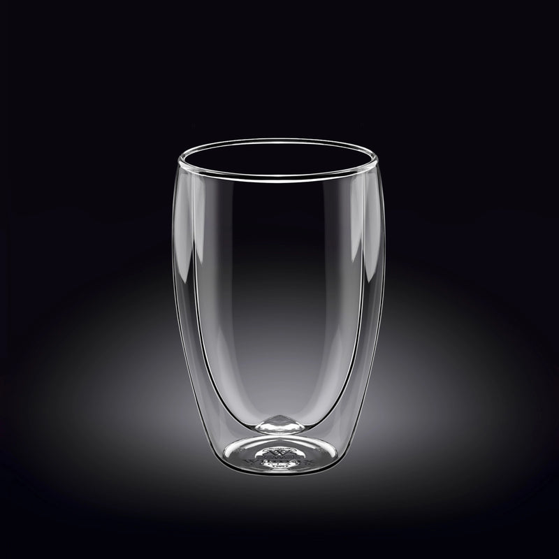 Wilmax 300ml Double-Wall Glass Tumbler
