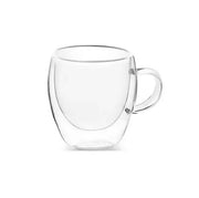 Ibili Set of 2 Double Glass 220ml Cups