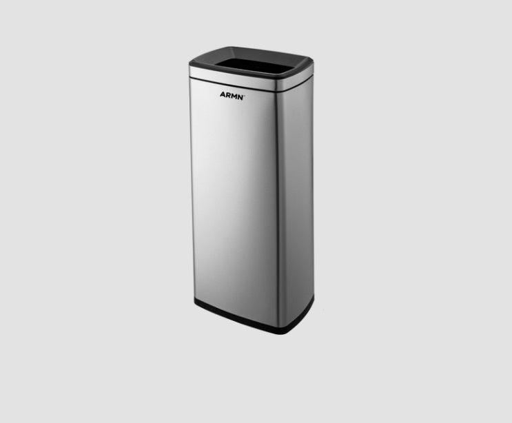 ARMN Roma 30L Waste Bin - Silver