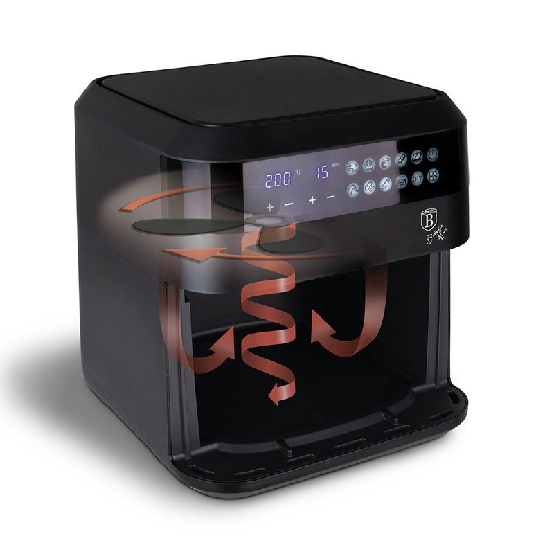 Berlinger Haus 6.3L Air Fryer - Black-Rose