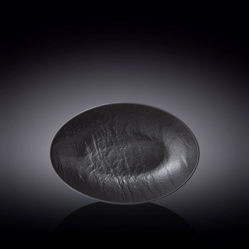Wilmax SlateStone 25x16cm Oval Bowl - Black