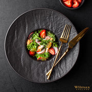 Wilmax SlateStone 27cm Deep Plate - Black