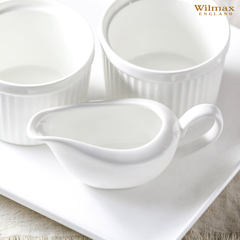 Wilmax 100ml Sauce Boat - White