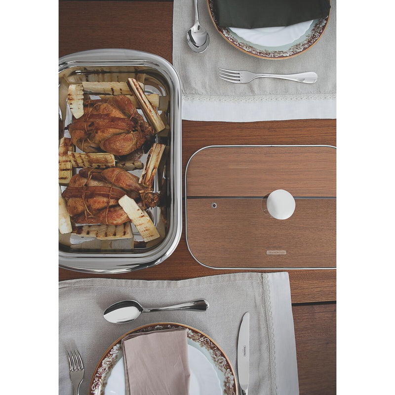 Tramontina Cosmos 3-Piece Steel Roast Pan Set
