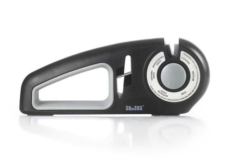 Ibili Professional 7-Uses Knife Sharpener - Black