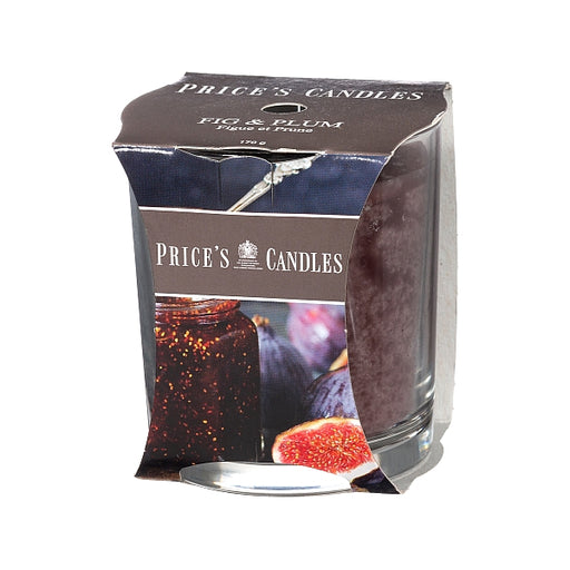 Price's Fig & Plum Scented Candle Cluster Jar