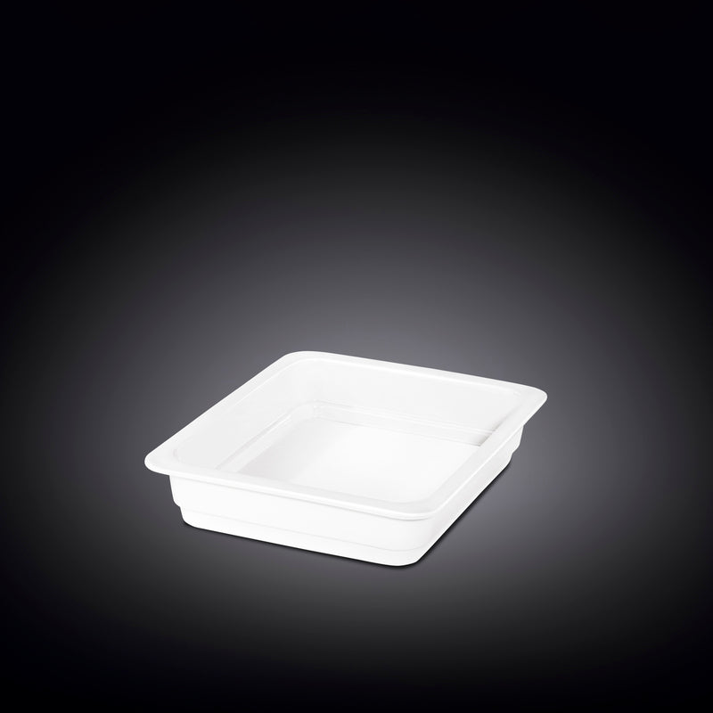 Wilmax Gastronorm 26*33cm Rectangular Dish - White