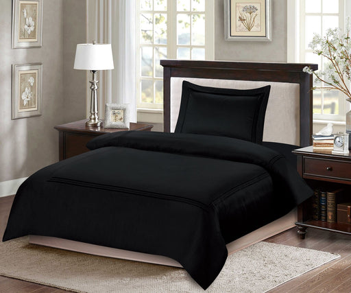 ARMN Naturesoft 4-Piece Kingsize Duvet Cover Set - Black