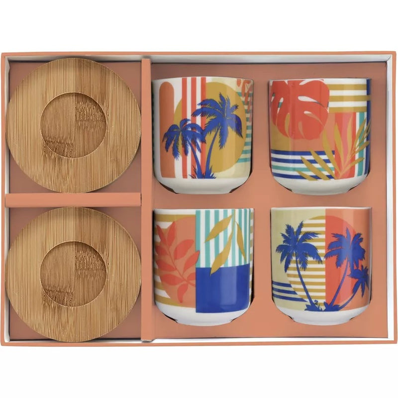 Easy Life Bahia 110ml 8-Piece Coffee Set in Box - Multicolored