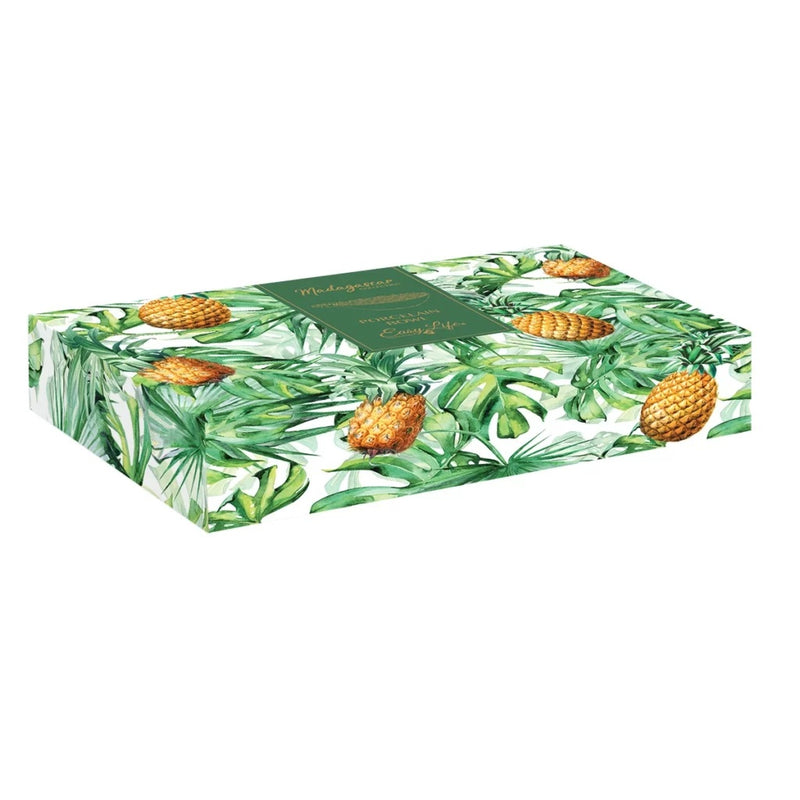 Easy Life Madagascar 30x19cm Pineapple Bowl in Box - White