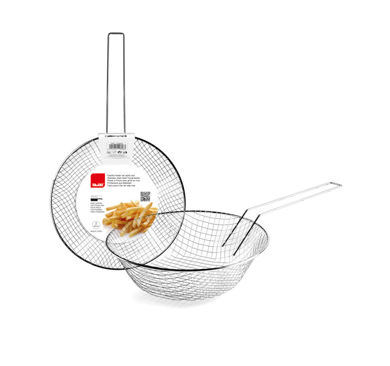 Ibili 28cm Steel Mesh Frying Basket