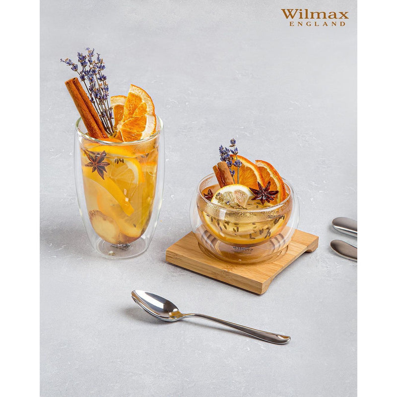 Wilmax 300ml Double-Wall Glass Tumbler