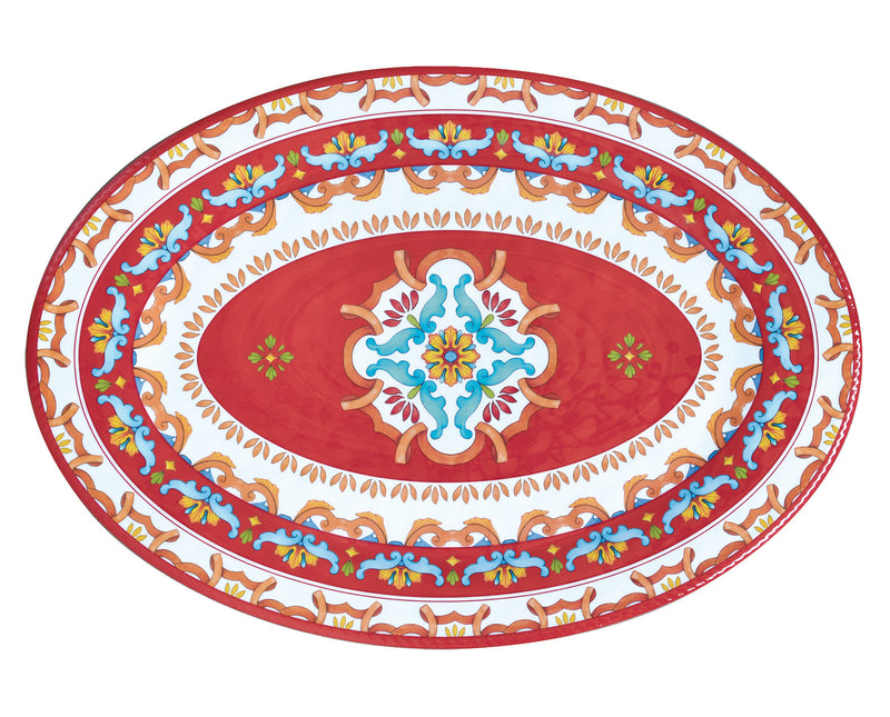 Easy Life Volterra 50x35cm Oval Tray - Multicolored