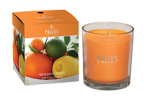 Price's Boxed Candle Jar - Sicilian Citrus