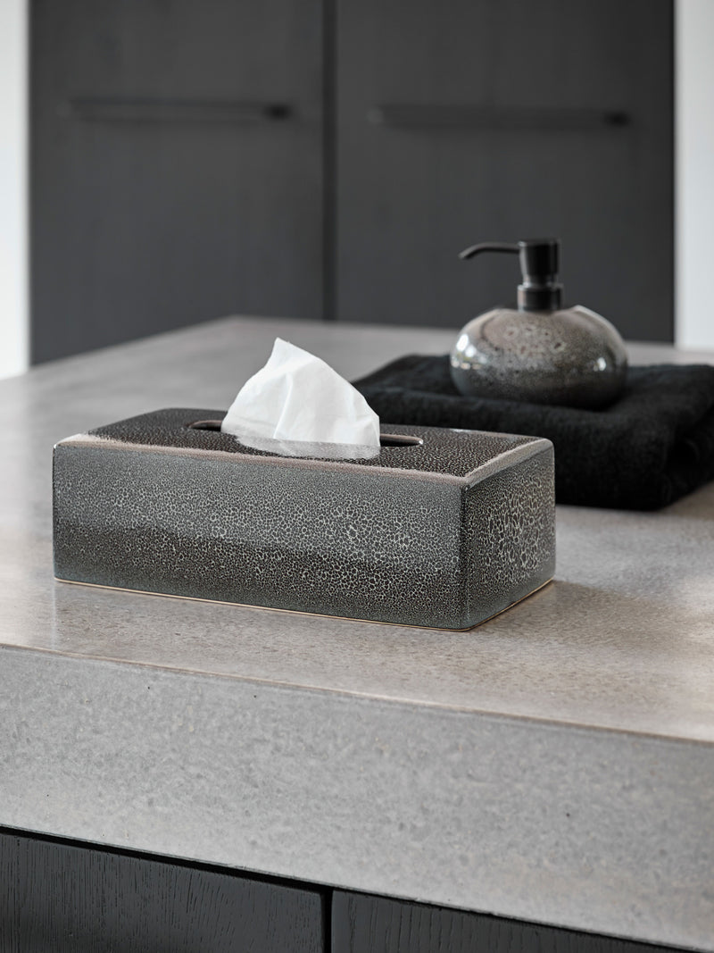 Aquanova Ugo Tissue Box - Black Olive