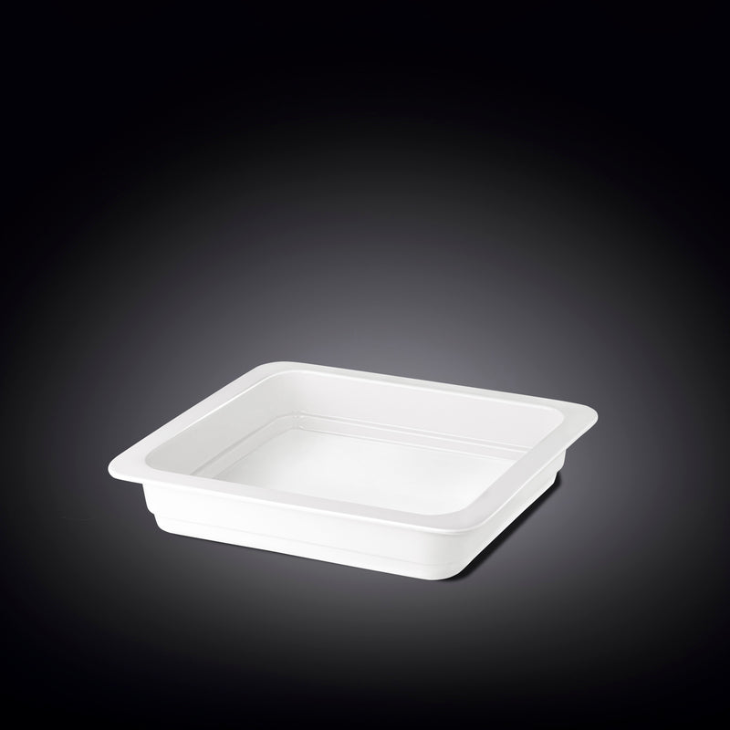 Wilmax Gastronorm 35.5*33cm Rectangular Dish - White