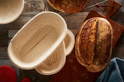 Ibili Banneton Oval 27x13cm Bread Basket - Beige