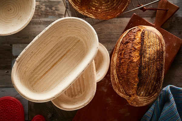 Ibili Banneton Oval 27x13cm Bread Basket - Beige