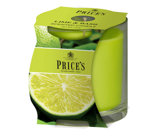 Price's Scented Candle Cluster - Lime & Basil