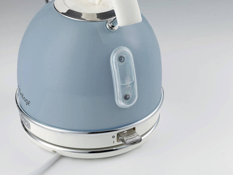 Ariete Vintage 2877 1.7L Electric Dom Kettle - Blue