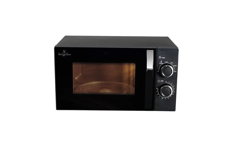 Berlinger Haus 20L Mechanic Microwave Oven - Matte Black