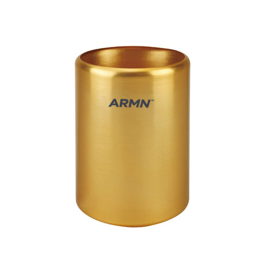 ARMN Roma 9.4L Cylindrical Waste Bin - Gold