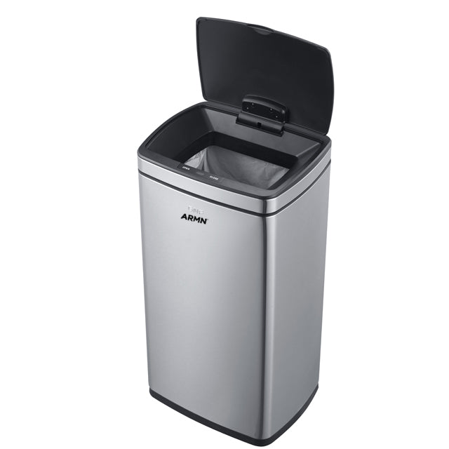 ARMN Roma 25L Steel Sensor Waste Bin - Silver